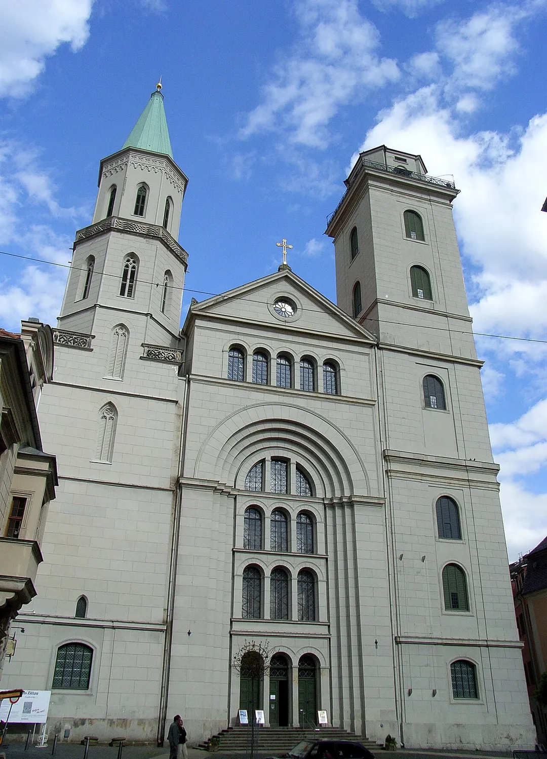 Zittau, Church of St John. Western façade.