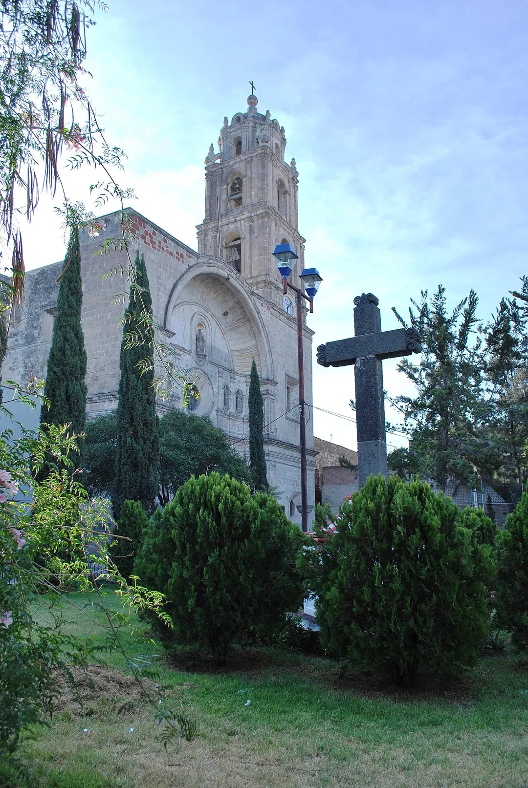 View of the Purisima Concepcion parish in Zumpango, Mexico State