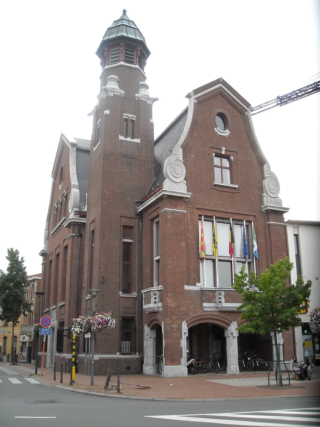 Town Hall, Dorp West 2, Zwijndrecht, BE, built 1931-1935.