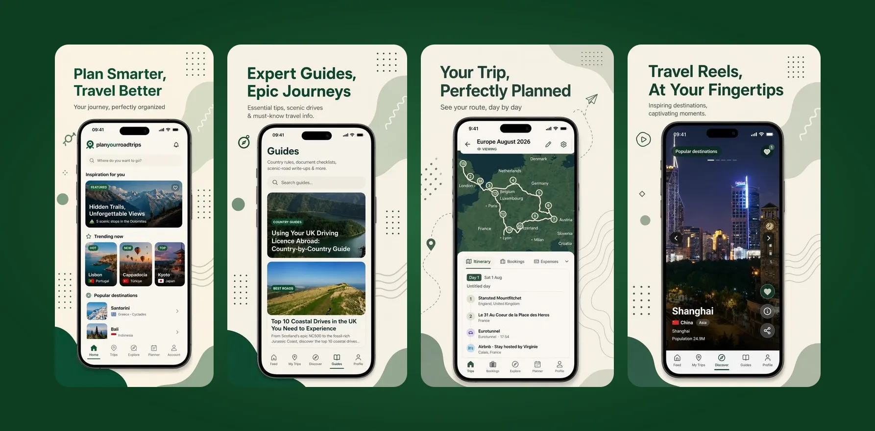 Plan Your Road Trips app, your trip, perfectly planned: see your route day by day, with smart itineraries, easy planning, places to explore and access anywhere